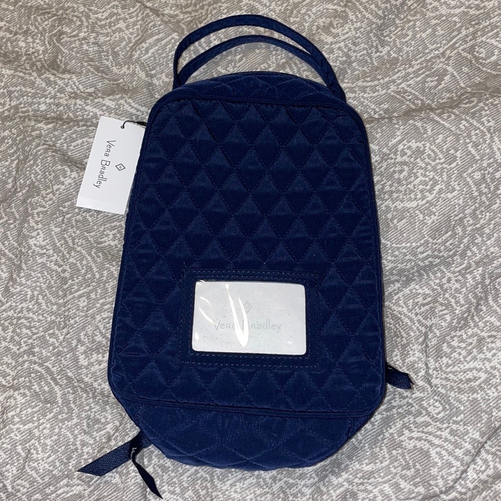 Vera Bradley navy lunch box